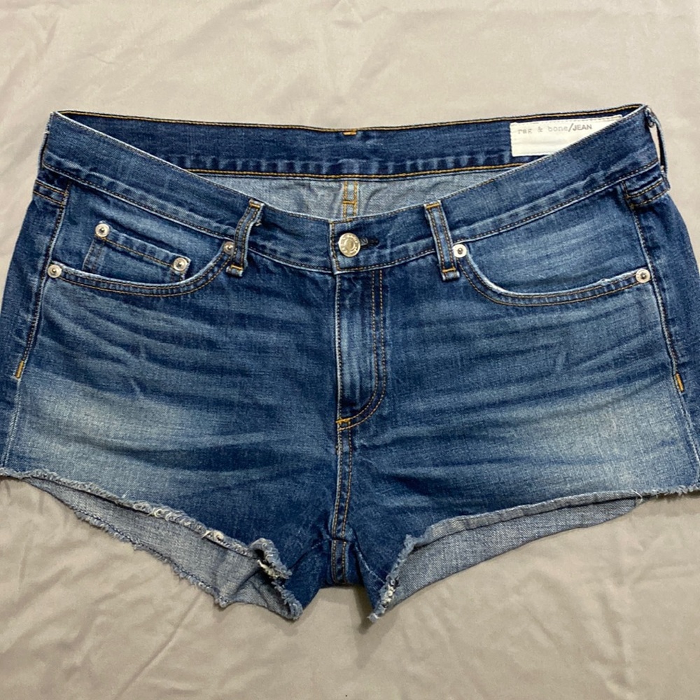 Rag and Bone denim shorts.